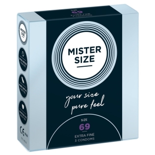 Презервативы Mister Size 69 mm (мм) 3 штуки Мистер Сайз