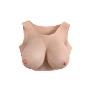 Накладная грудь топ бежевая Gender X X Plate E-Cup 279 мм