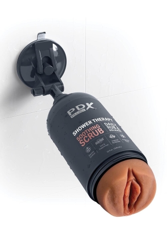 Мастурбатор в колбе Вагина телесная Pipedream PDX Plus Shower Therapy - 3