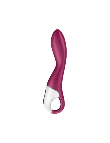 Смарт вибратор силиконовый для стимуляции точки G бордовый Satisfyer Heated Thrill - 2