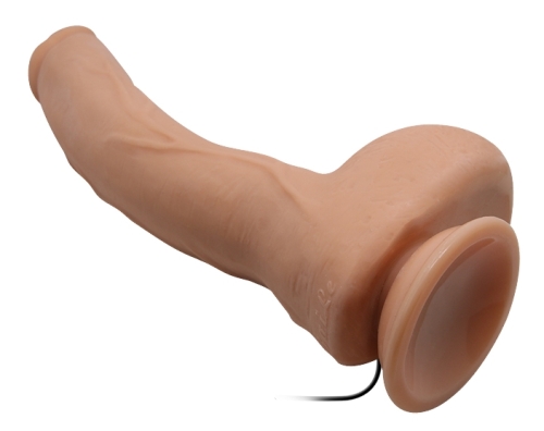Реалистичный вибратор на присоске телесный LYBAILE Penis Vibration - 4