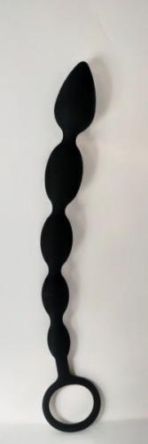 Анальні намиста чорні Anal Beads - 3
