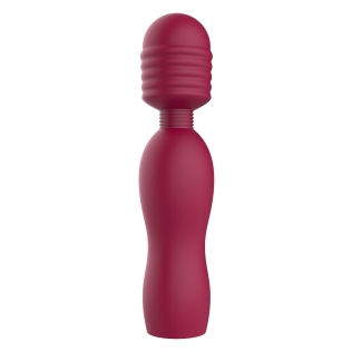Вібратор Ванд у формі мікрофона червоного кольору Deam Toys Glam Bold Travel