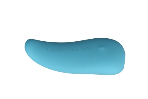 Кліторальний стимулятор блакитного кольору FairyGasm ThrillLeaf - 4