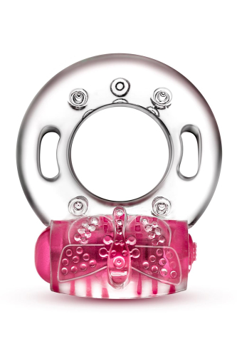 Ерекційне віброкільце рожевого кольору Blush PLAY WITH ME AROUSER - 3