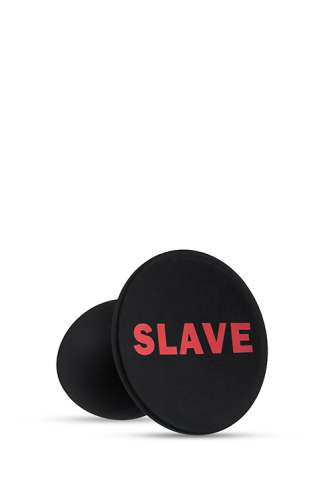 Силіконова анальна пробка чорна TEMPTASIA SLAVE PLUG - 3