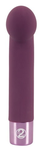 Вигнутий вібратор для точки G фіолетового кольору Elegant Series G Spot Vibe - 3