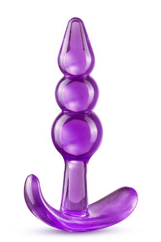 Анальна пробка фіолетова B YOURS TRIPLE BEAD - 3