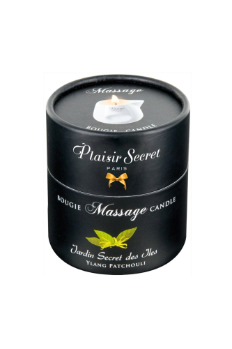 Масажна свічка з ароматом іланг-ілангу Plaisirs Secrets Ylang 80 мл - 3