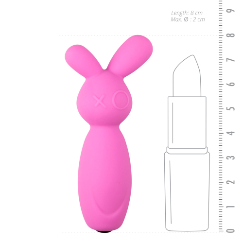 Міні-вібратор для клітора EasyToys Vibrating Mini Bunny,Vibrating Mini Bunny рожевий - 3
