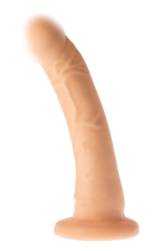 Гибкий фаллоимитатор реалистичный на присоске бежевый DREAM TOYS Dildo Mr. Dixx Captain Cooper 8.3inch - 1