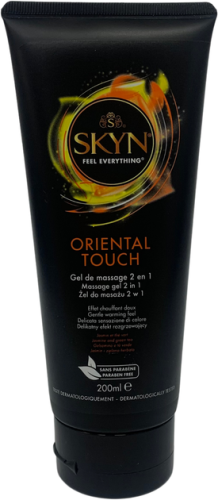Массажный гель лубрикант 2 в 1 с ароматом жасмина и зеленого чая Skyn Oriental Touch 200 мл - 1