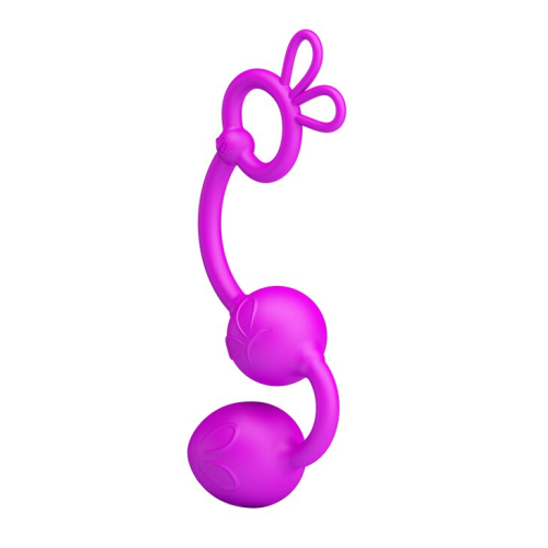 Анальные шарики фиолетовые Pretty Love BALLS - 2