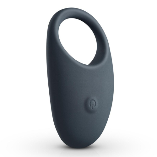 Ерекційне віброкільце на член сірого кольору Boners Vibrating Cock Ring - 1