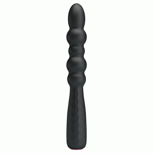 Вібратор анальний шароподібний чорного кольору Lybaile MR PLAY Bendable Vibrating Anal Plug - 6