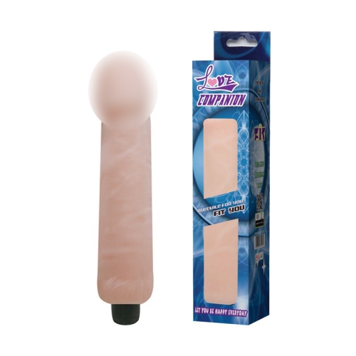 Вібратор реалістичний тілесного кольору LOVE COMPANION LYBAILE - 1