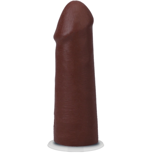 Фаллоимитатор реалистичный на присоске коричневый Doc Johnson The Realistic Cock ULTRASKYN - 5 Inch Chocolate - 2