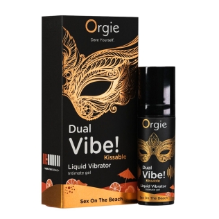 Жидкий вибратор со вкусом коктейля Секс на пляже Orgie Dual Vibe 15 мл