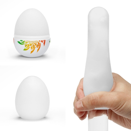 Мастурбатор яйцо прозрачного цвета Tenga Shiny II Pride Edition - 3