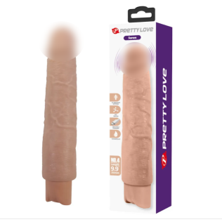 Вибратор реалистик телесный LYBAILE Pretty Love - Soren Realistic Vibrating Dildo