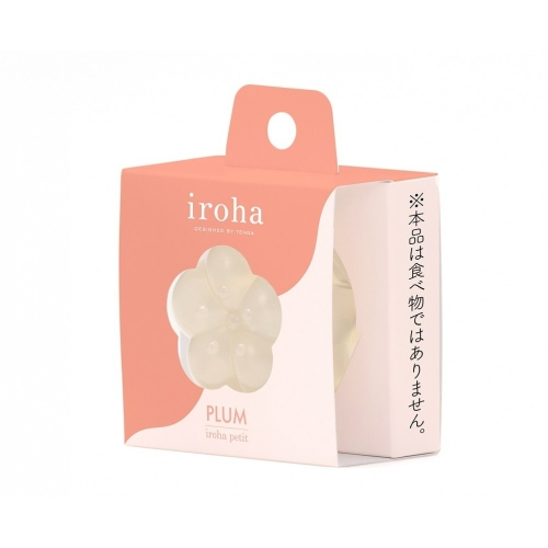 Вібратор для стимуляції клітора рельєфний прозорого кольору Iroha petit Plum - 9