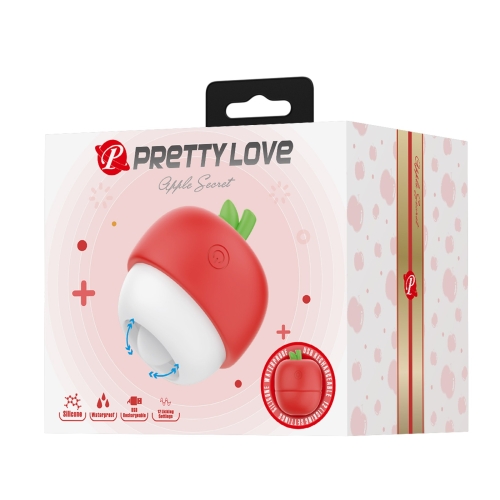 Кліторальний стимулятор у формі яблука червоний Lybaile Pretty Love APPLE Secret - 11