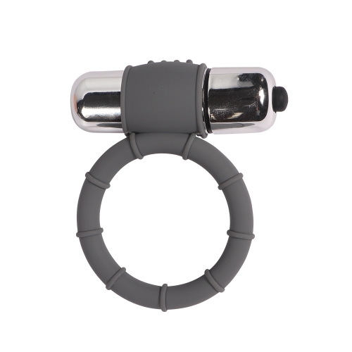 Эрекционное виброкольцо Single bullet cock ring - 1
