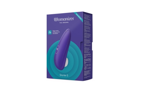 Вакуумний кліторальний стимулятор фіолетовий Womanizer Starlet 3 - 2