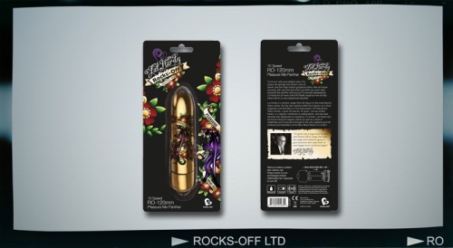 Вібропуля Rocks Off RO-120mm TATTOO Pleaure Me Panther - 2