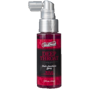 Спрей для мінету Глибока Глотка Doc Johnson GoodHead Deep Throat Spray-Wild Cherry Вишня (59 мл)