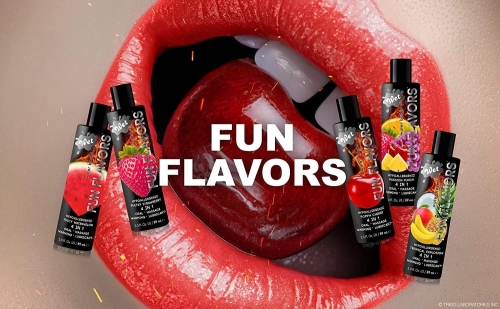 Оральный лубрикант со вкусом Арбуза Wet Flavored 89 мл - 5