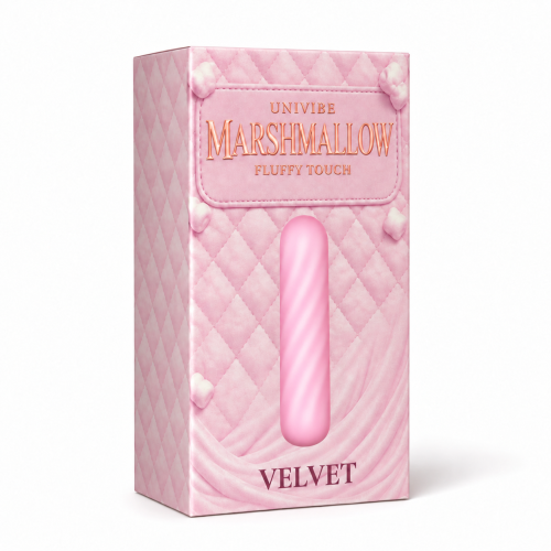 Супермягкая вибропуля розовая UNIVIBE Velvet с 10 режимами вибрации - 4