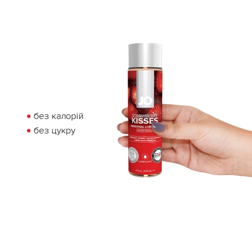 Лубрикант для минета и кунилингуса вкус клубники System JO H2O 120 мл - 2