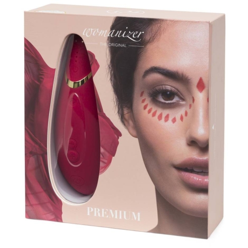 Безконтактний стимулятор клітора Womanizer Premium червоний - 8