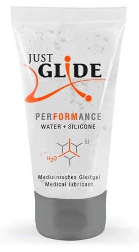 Лубрикант на водно силіконовій основі Just Glide Performance 50 мл - 1
