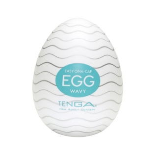 Мастурбатор яйце для пеніса TENGA EGG Wavy EGG-001