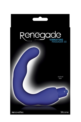 Вибромассажер простаты синего цвета NS Novelties Renegade vibrating massager III - 2