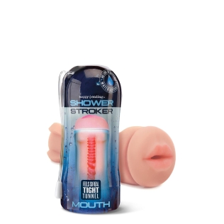 Мастурбатор ротик телесного цвета Happy ending Shower stroker self lubricating Mouth