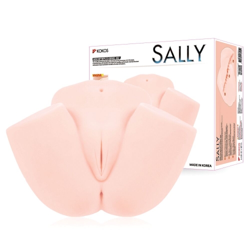 Мастурбатор полуторс Вагина телесного цвета Kokos Sally - 5