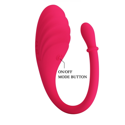 Смарт виброяйцо вагинальное силиконовое красное LYBAILE Romance Undine App Control Bullet Vibrator - 6