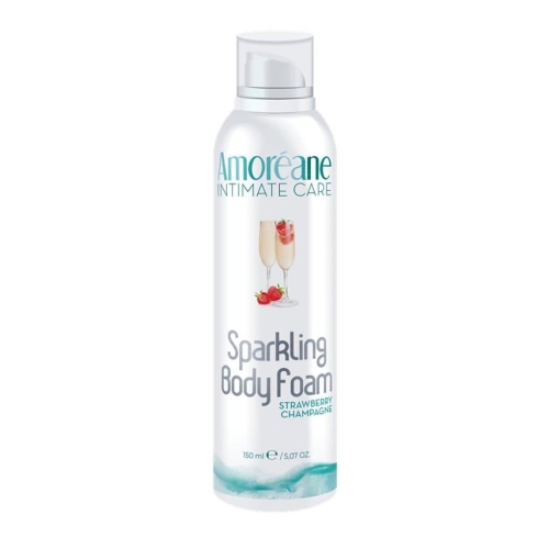 Пінка для тіла з ароматом полуниці з шампанським Amoreane Sparkling Body Foam Strawberry Champagne 150 мл - 1
