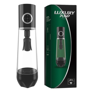 Водонепроницаемая автоматическая вакуумная помпа с зарядкой от USB прозрачного цвета  CANWIN Luxury Pump P460AU