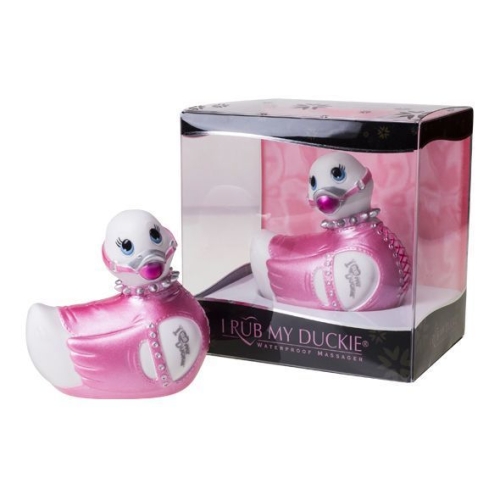 Вібратор-качечка для клітора водонепроникний I Rub My Duckie-Bondage White - 2
