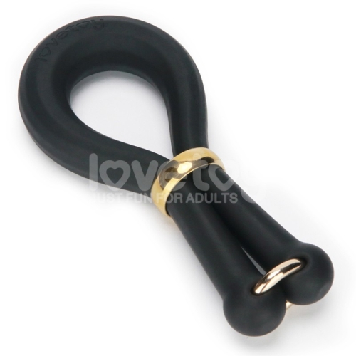 Эрекционное кольцо на член черного цвета Lovetoy Pinnacle Pro Anyfit Stretcher - 3