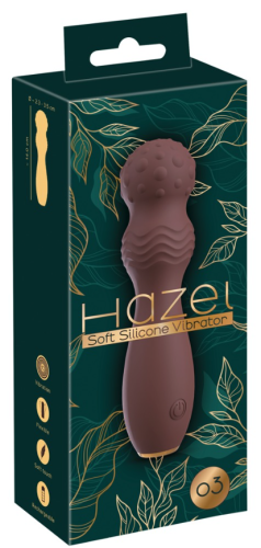 Силиконовый вибратор с универсальной головкой коричневого цвета You2Toys Hazel - 1