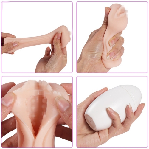 Мастурбатор жовтого кольору Travel Cup masturbator - 6