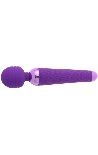 Универсальный вибромассажер Ванд фиолетового цвета CanWin Purple point - 2