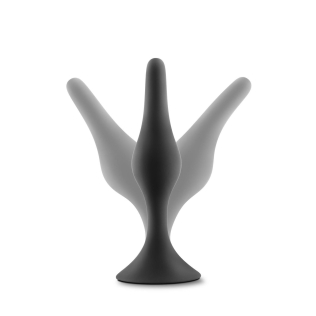 Анальная пробка ANAL ADVENTURES PLATINUM SILICONE размер S черная