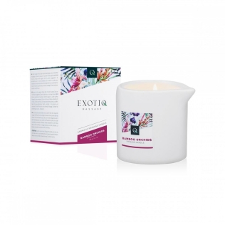Масажна свічка з ароматом орхідеї з домішкою запаху бамбука Exotiq Massage Candle 60 мл