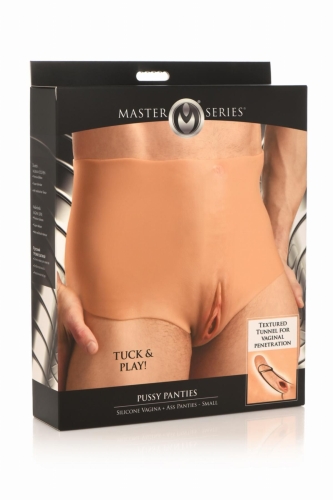 Накладная вагина для мужчин Master Series Silicone Vagina Butt Panties Small - 9